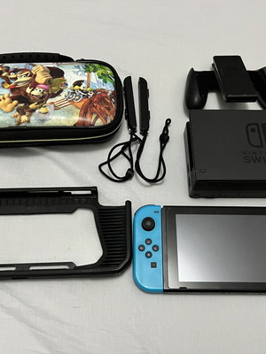 Nintendo Switch V1 console with accessories