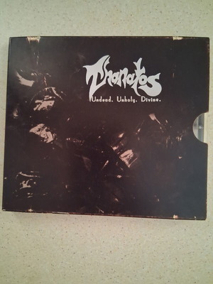 Thanatos Undead Unholy Divine 2004 CD album slipcase