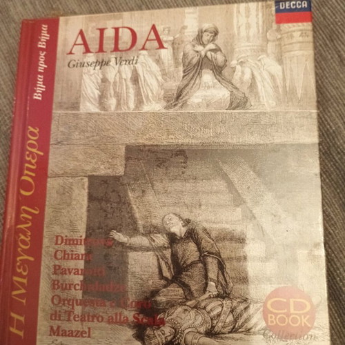 Aida CD book collection new, classical