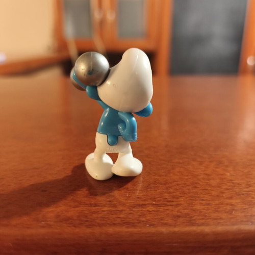Smurf figure from Kinder used
