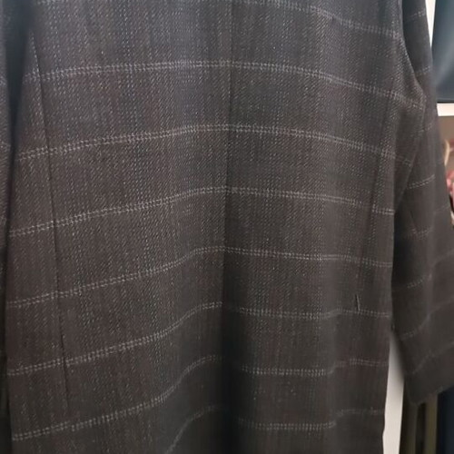 Sinsay checked coat XL grey with blue new