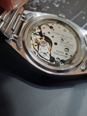 Citizen 70s watch steel used manual winding 39mm