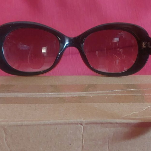Christian Dior sunglasses used, vintage, black and yellow