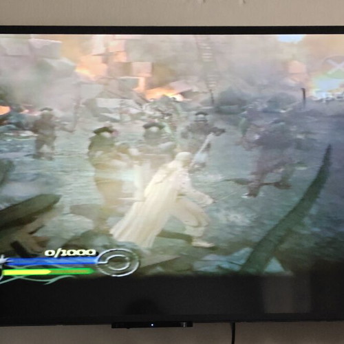 Lord of the Rings The Two Towers PlayStation 2 game, Greek edition
