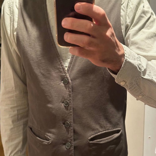 Bershka vest khaki like new, size L