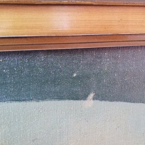 Old landscape painting used from the 1960s