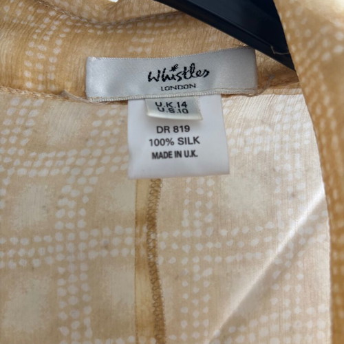 Whistles London vintage silk dress and blouse set, UK 14