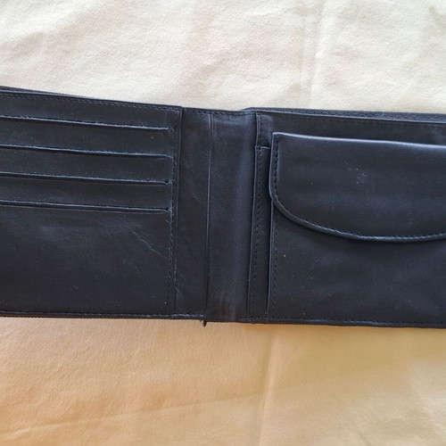 Gianfranco Ferre men's wallet, black, fabric and leather