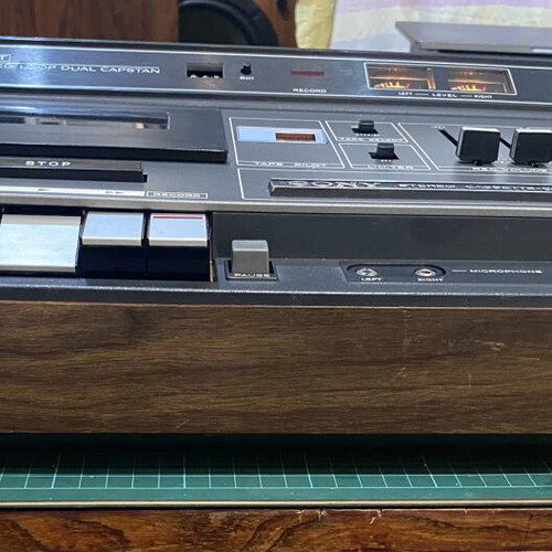 Sony TC-160 stereo cassette-corder, vintage top-loading
