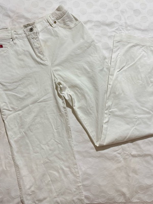Bill Cost white pants used, high waist, size S
