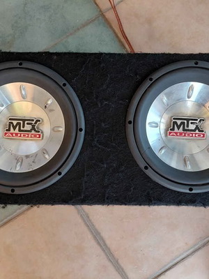 Mtx Thunder 6000 2x10 subwoofer used, bass reflex, needs repair