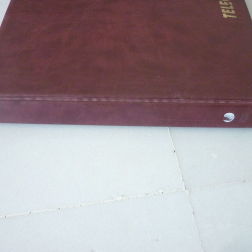 empty album for telecards with sheets capacity of 230 slots