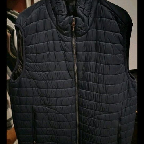 Zara sleeveless jacket like new, blue, size L