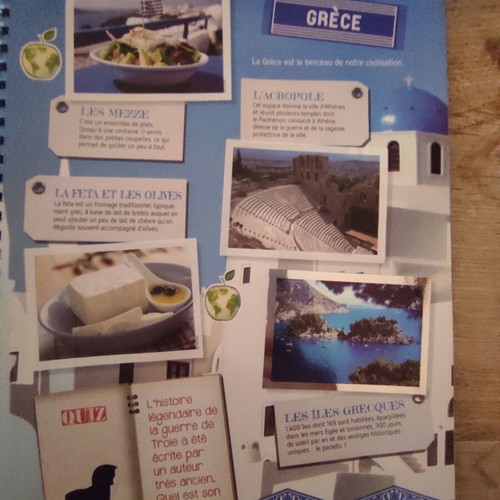 Panini album Croque le Monde 2012 used, completed