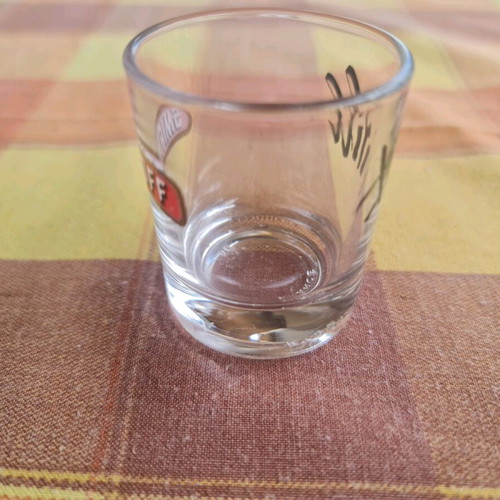 Smirnoff Vodka shot glass used, collectible from 90-2000 decade