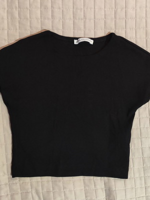 Zara black top, size M