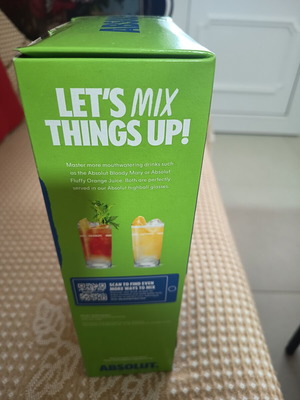 Absolut Vodka with Glasses new