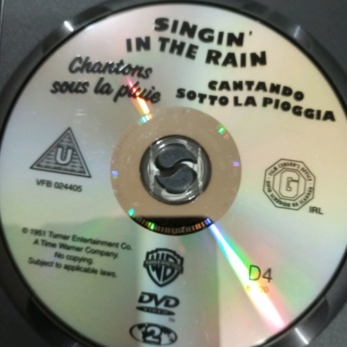 Singin In The Rain DVD like new without Greek subtitles, comedy
