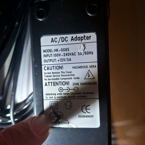 Power supply 12v 3A used