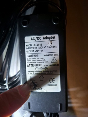 Power supply 12v 3A used
