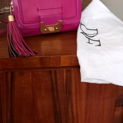 DVF leather bag beautiful