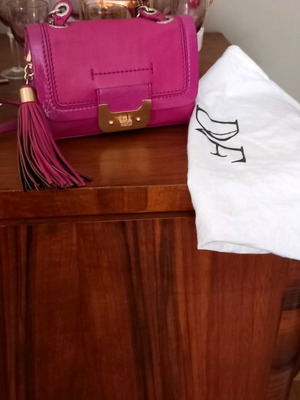 DVF leather bag beautiful