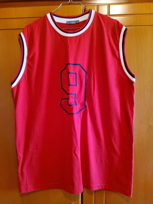 Men's sleeveless shirt XXL red like new