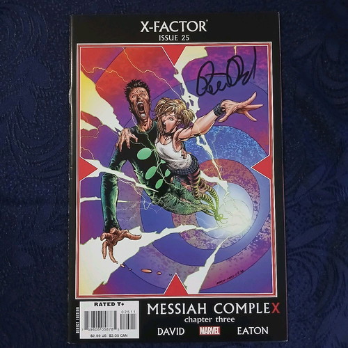 X-Factor #25 used comic signed by Peter David