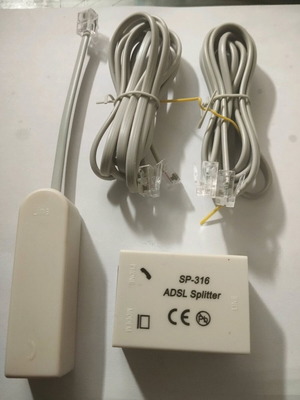 ADSL Splitter SP-316 phone and internet connection set new