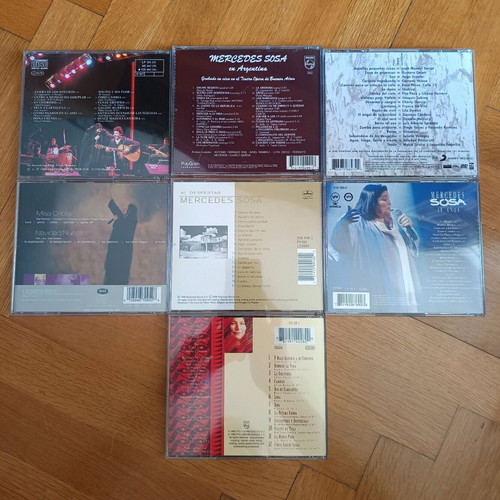 Mercedes Sosa CD pack of 7 like new