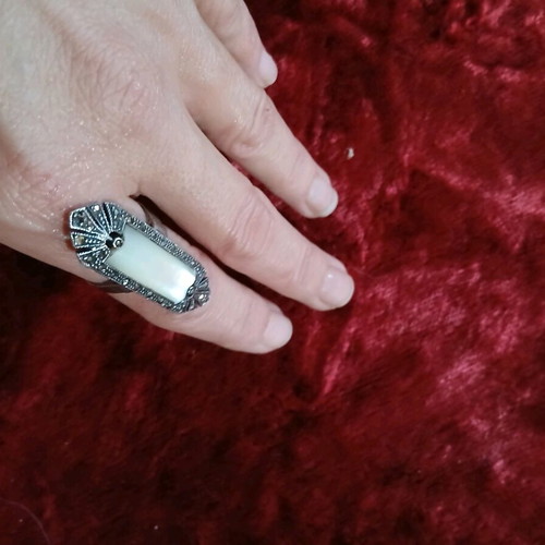Silver 925 vintage ring used