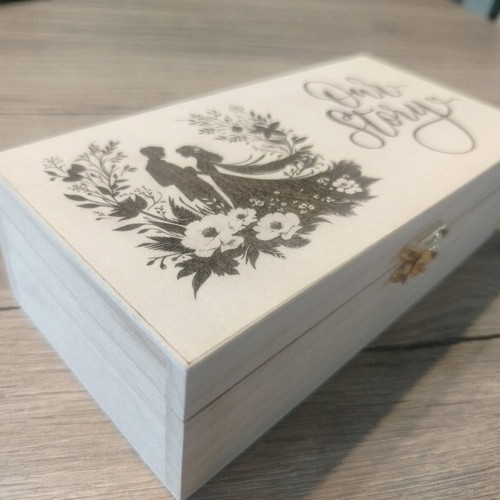 Wooden Love Box new, ideal wedding and anniversary gift