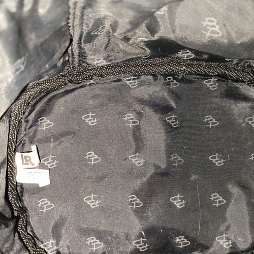 Pierre Balmain vegan leather vanity case like new, black