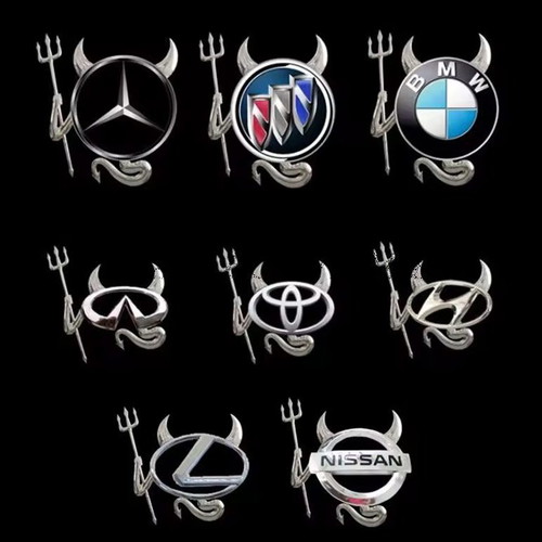 3d Devil sticker for car logo, new