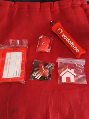 Vodafone collectible items set of 5 new