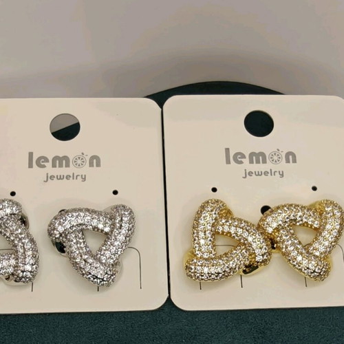 Earrings new, gold and silver colors
