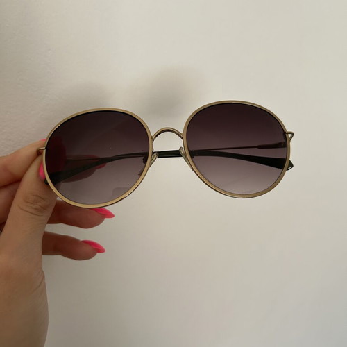 Ana Hickmann sunglasses used with metal frame, gold color