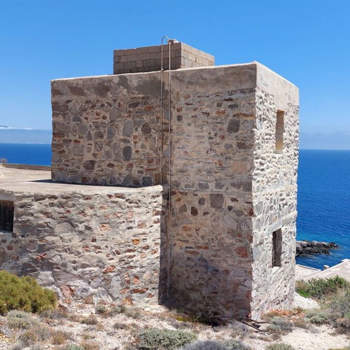 Stone Detached House in Sikinos Cyclades with Sea View