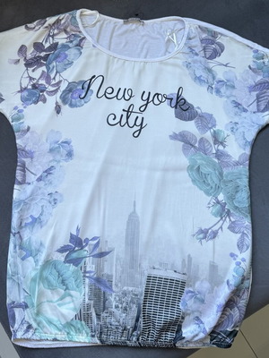 Orsay women's blouse white floral New York City new