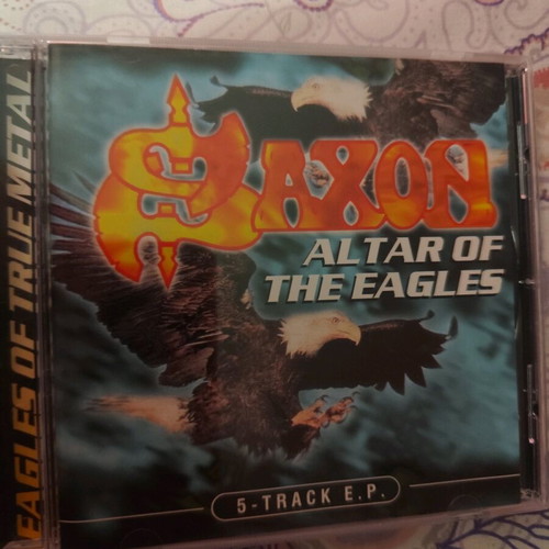 Saxon Altar of the Eagles CD like new, 5-track metal collection