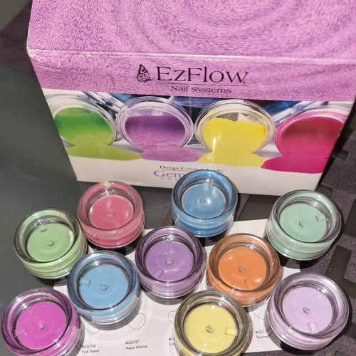 Acrylic powders like new for building and nail art