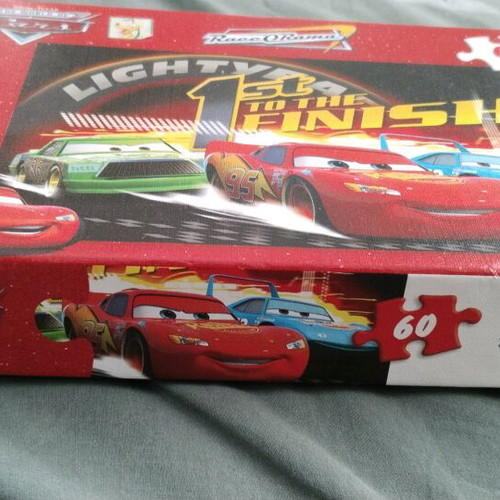 Cars puzzle 60 pieces like new, children's