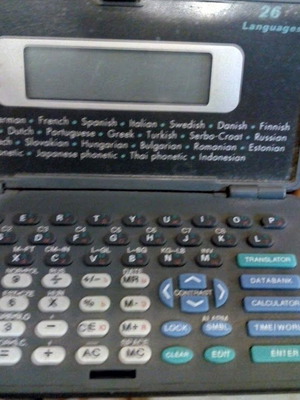Vintage Global Translator 26 Languages electronic pocket dictionary used