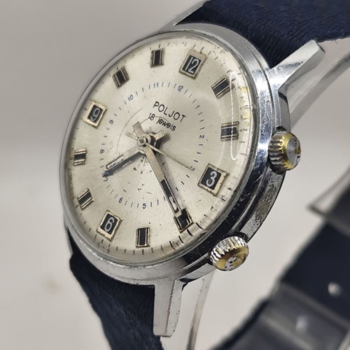 Vintage USSR Mechanical Alarm Mens Watch used