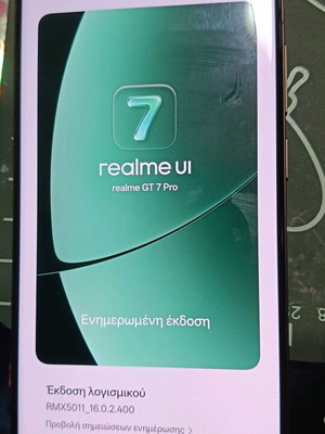 Realme GT 7 Pro like new, orange with extra glass and metal case