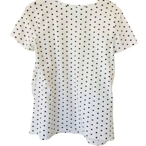 Women's Polka Dot T-shirt bpc cotton size M-L like new