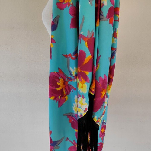 Kimono like new, colorful, size M