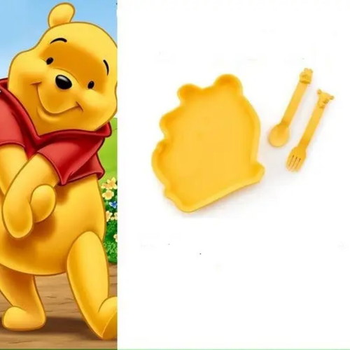 Winnie the Pooh Plate and Cutlery Set new, Tupperware