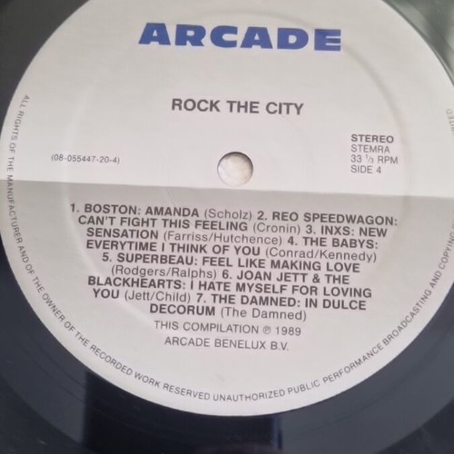 Rock the City vinyl record used