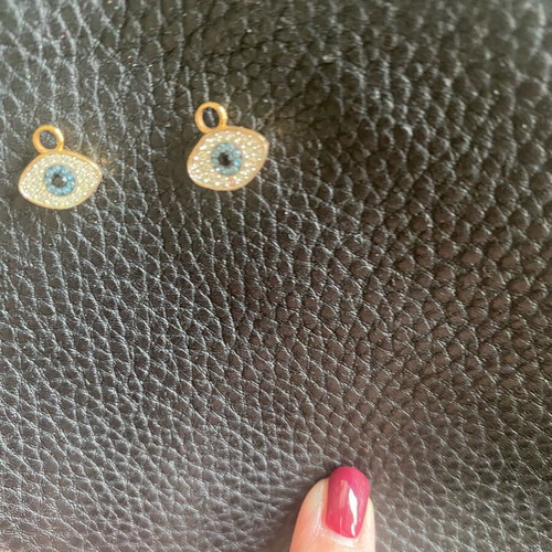 Swarovski small jewelry like new, 2 gold-plated motifs